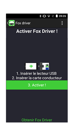 Lire la carte de conducteur - TachiFox - Analyse OTR